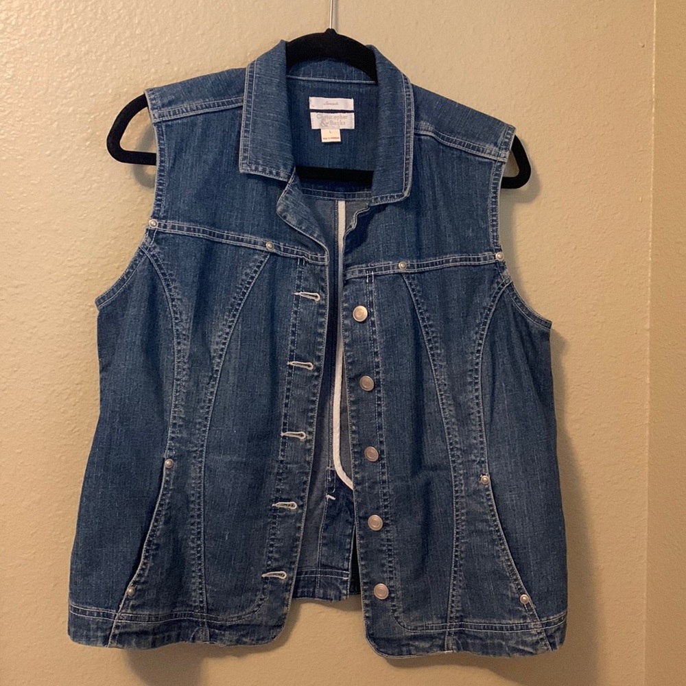Christopher & Banks Denim Vest